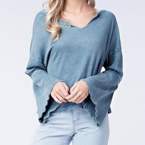 Blue Bell Sleeve Top